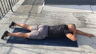 Prone TSpine Rotation  Liberate that Upper Back [upl. by Anayeek]