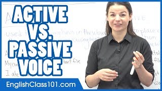 Active Voice and Passive Voice  Learn English Grammar [upl. by Yehus]