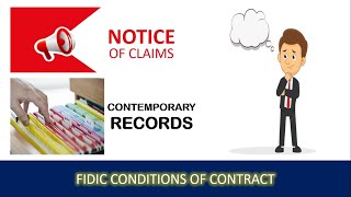 Notice for Claim and Contemporary Records under FIDIC [upl. by Peery]