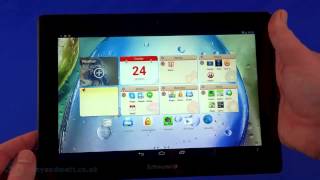 Lenovo IdeaTab S6000 unboxing and demo [upl. by Vokay324]