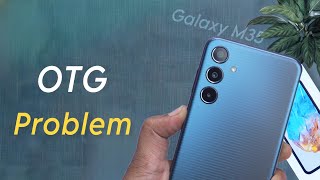 How to Enable OTG Settings in Samsung Galaxy M35  Samsung M35 me OTG Kaise Connect Kare [upl. by Anitnemelc]