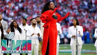 quotLift Every Voice and Singquot Performed by Sheryl Lee Ralph at Super Bowl LVII [upl. by Murry]