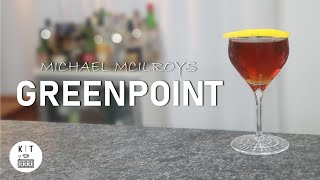 Greenpoint Cocktail  Michael McIlroys Manhattan Variation mit Chartreuse [upl. by Eenram]