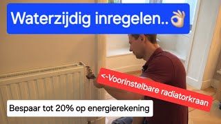 Hoe plaats je een statische voorinstelbare radiatorkraan [upl. by Irneh]