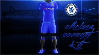 Chelsea Concept Kit 1718  SPEEDART  Photoshop CC [upl. by Ahsemac690]