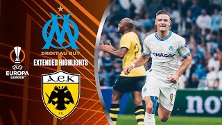 Marseille vs AEK Athens Extended Highlights  UEL Group Stage MD 3  CBS Sports Golazo  Europe [upl. by Adnowat632]