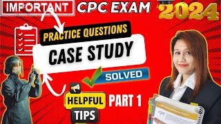 Case Study Practice Questions for CPC Exam  Medical Coding [upl. by Navonoj949]