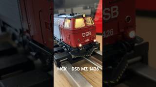 DSB MZ 1426  MCK 5305 DC med lyd  Ny MZ model lavet af MckDekas modeltrains trains dsb shorts [upl. by Aisan]