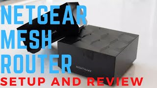 Netgear Nighthawk Mesh Wifi 6 Router AX1800 MK63 Unboxing Setup and Review [upl. by Anoved]