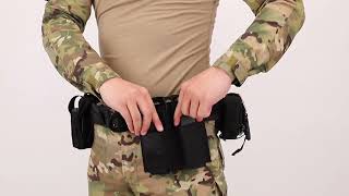 Yakeda 7 in 1 Tactical Modular Equipment System Molded Duty Belt Set for Law Enforcement [upl. by Lokim]