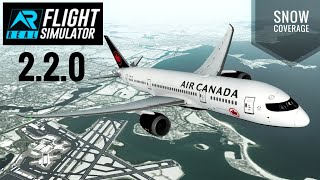 😍 RFS New Update V 220 Snow Coverage  Follow me Car and more  Real Flight Simulator  4K Video [upl. by Hamilah]