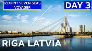 Regent Seven Seas Voyager Day 3 Riga Latvia and Dinner at Chartreuse [upl. by Wenz]