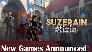 New Games Announced  Scourge of War Remaster  Suzerain Rizia [upl. by Nevai]