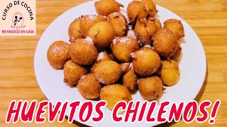 HUEVITOS CHILENOS SUSPIRO DE MONJA [upl. by Chavey]