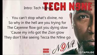 Tech N9ne  Disparagement Feat King ISO Lyrics [upl. by Holzman]