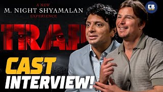 How TRAP Has You Rooting For A Killer Trap Cast Interview Josh Hartnett M Night Shyamalan [upl. by Hebe343]