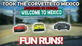 2 MODDED CAMAROS VS MY STOCK C7 Z51 [upl. by Nodnerb]