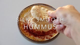 SMOOTHEST HOME MADE HUMMUS [upl. by Nnylrefinnej]