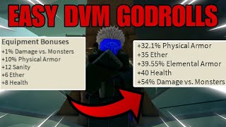 How TO Get PERFECT PVE Godrolls DVM or HP kits  Deepwoken [upl. by Livy273]