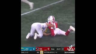 🤣 Tyquan Thornton Drop The Ball Pass From Bailey Zappe Chargers Vs Patriots Highlights Scripted NFL [upl. by Htiekel]