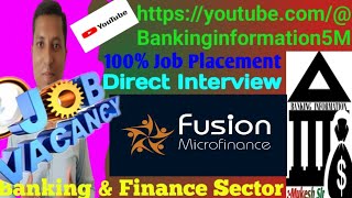 Fusion Finance Pvt Ltd  Fusion Microfinance Interview  jobs mfin news Bankinginformation5M [upl. by Neve]