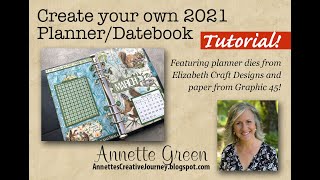 Make your own 2021 Planner  A Tutorial [upl. by Assenal978]