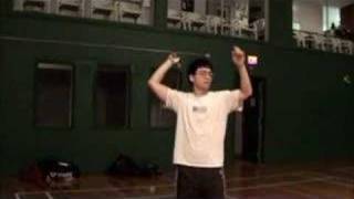 Badminton Forearm Pronation Technique [upl. by Enaelem]