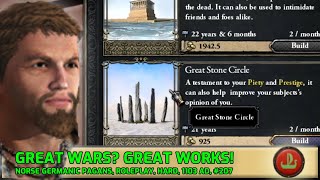 Crusader Kings 2 Roleplay  Great Wars Great Works  Lets Play Hard 2018  2020 [upl. by Moise]