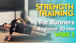 Beginner Strength Training for Running  Week 2 30 Minutes [upl. by Sievert90]