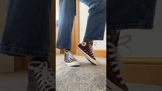 I GOT BROWN CONVERSE converse should sponsor my i buy sm HAHAHA AwesomeAmani converse shoes [upl. by Halverson248]