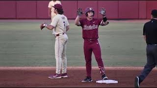 FSU Baseball  Garnet and Gold game recap including video of the extrainnings HR derby [upl. by Adnaerb]