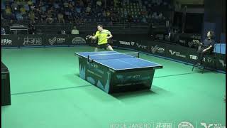 HUGO CALDERANO vs MANAV VIKASH THAKKAR WTT CONTENDER RIO 2024 [upl. by Dnalyram]