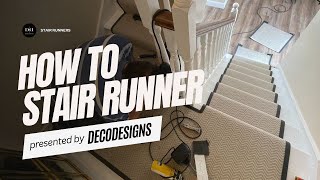 How To Stair Runner  decodesignsie [upl. by Nidroj]