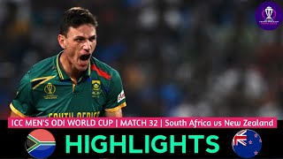 ICC World Cup 2023  South Africa vs New Zealand  Full Highlights 2023  SA VS NZ 2023 [upl. by Marriott]