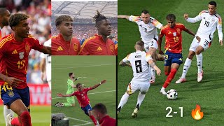 Insane🔥 Lamine Yamal sends Kroos into instant RETIREMENT Spain Vs Germany Euros 2024 [upl. by Denbrook]