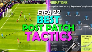 These 4222 CUSTOM TACTICS are the NEW META POST PATCH in FIFA 22  FIFA 22 CUSTOM TACTICS GUIDE [upl. by Galina]