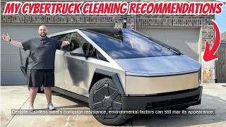 Keeping Tesla Cybertruck Clean Best Tips for Stainless Steel [upl. by Courtund343]