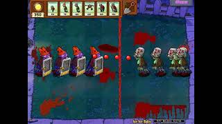 Screen Door Conehead Zombie Vs BucketHead Zombie And Gatling Pea BucketHead Zombie Fight  PVZ [upl. by Eiramit]