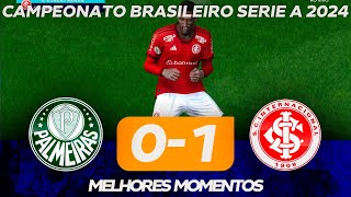 PALMEIRAS 0 X 1 INTERNACIONAL  JOGO DE HOJE  ASSISTA AGORA NO PES 2021 AO VIVO [upl. by Xonk958]