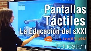 Pantallas Táctiles multiCLASS  El futuro de la Educación del siglo XXI [upl. by Nnahaid964]