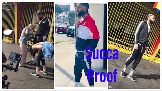 Nipsey Hussle Back In LA Shooting For His Puma ADNeed these fits for the closet 🔵🏁 [upl. by Neelat]