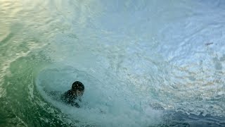 Bodyboarders Charge Small Shorebreak  RAW [upl. by Oranneg777]