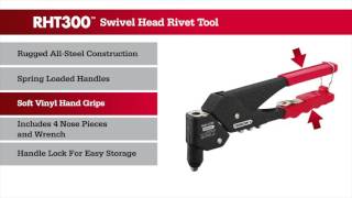 RHT300 Swivel Head Rivet Tool [upl. by Eseerehc155]