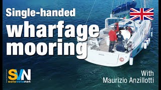 Singlehanded wharfage mooring  Tips and tricks to perform a good wharfage mooring [upl. by Assille]