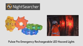 NightSearcher Pulsar Pro Emergency Rechargeable LED Hazard Lights [upl. by Lebatsirc]