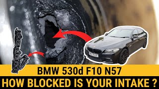 How to inspect intake manifold BMW F10 F11 520d 525d 530d 535d 550d N57 N47 engine Drivetrain fault [upl. by Icam880]