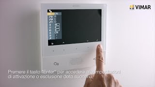 Video guida utente videocitofono TAB 7 Due Fili Plus installazione e configurazione by Vimar [upl. by Little]