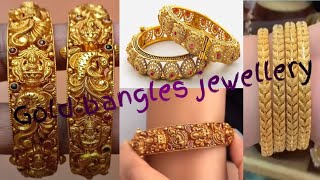 Gold bangles jewellery collection latest ♥️💥💥💥 [upl. by Amein]