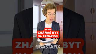 Ceny že Dovideňa 🙈 Ťažko je zohnať normálny byt na prenájom 🥵 Pravda 😅 bastafix paródia vtip [upl. by Hairahs]