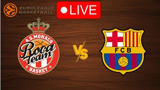 🔴 Live Monaco vs Barcelona  EuroLeague 20232024  Live Play by Play Scoreboard [upl. by Mezoff362]